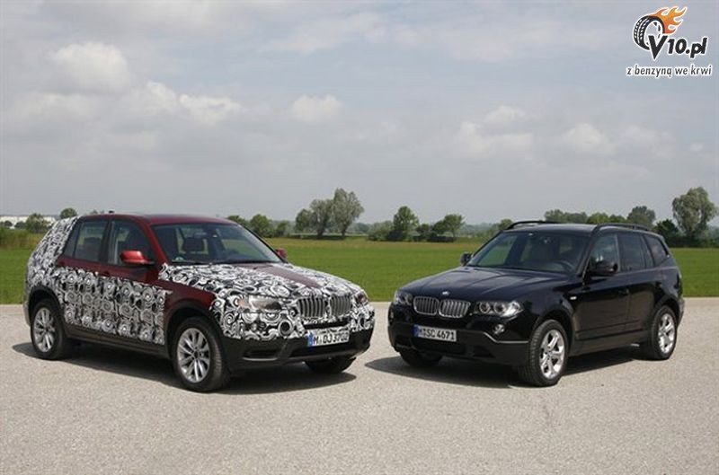 Nowe BMW X3 2011 - model zakamuflowany