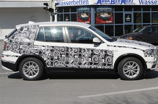 Nowe BMW X3 2011 - zdjcie szpiegowskie