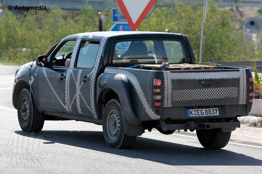 Nowy Ford Ranger 2011 - zdjcie szpiegowskie