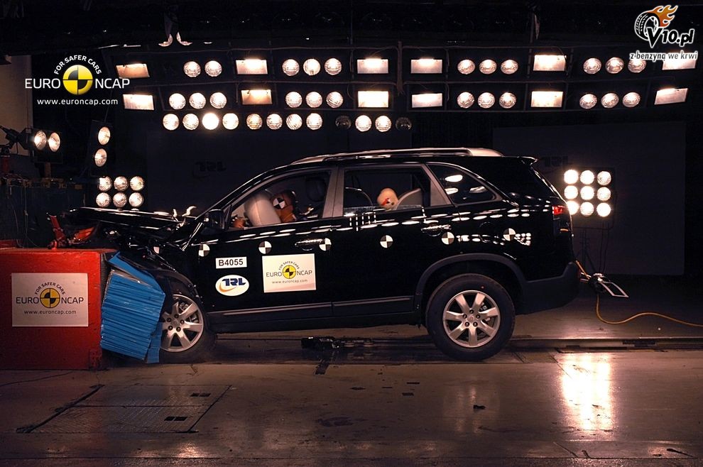 Nowa Kia Sorento - test zderzeniowy EuroNCAP