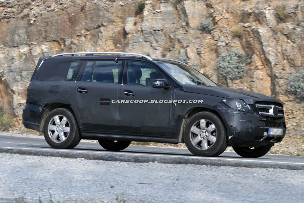 Mercedes klasy GL - zdjcia szpiegowskie