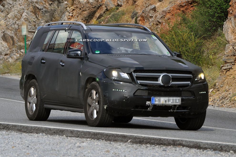 Mercedes klasy GL - zdjcia szpiegowskie