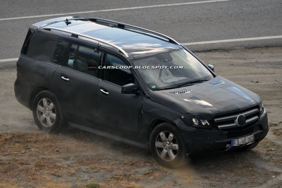 Mercedes klasy GL - zdjcia szpiegowskie