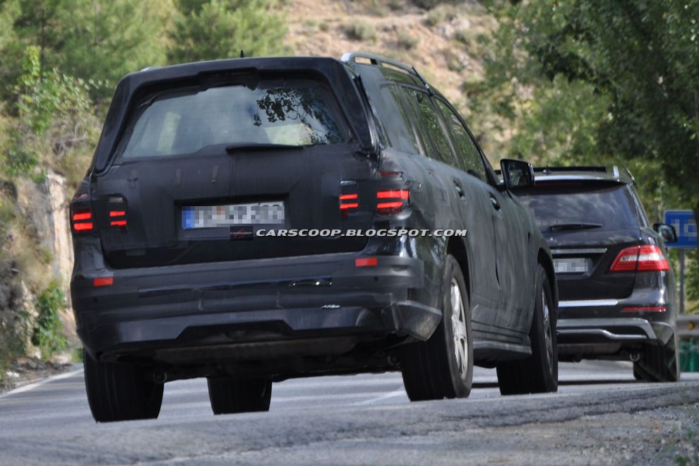 Mercedes klasy GL - zdjcia szpiegowskie