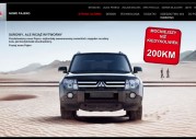 Mitsubishi Pajero - strona internetowa