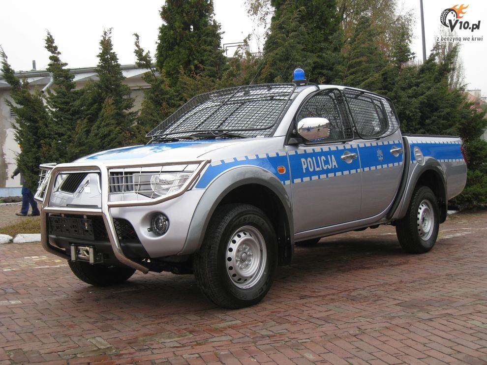 Mitsubishi L200 dla polskiej Policji