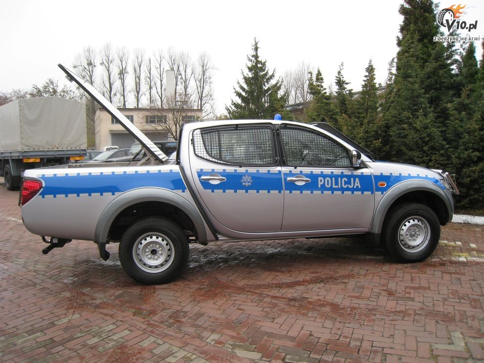 Mitsubishi L200 dla polskiej Policji