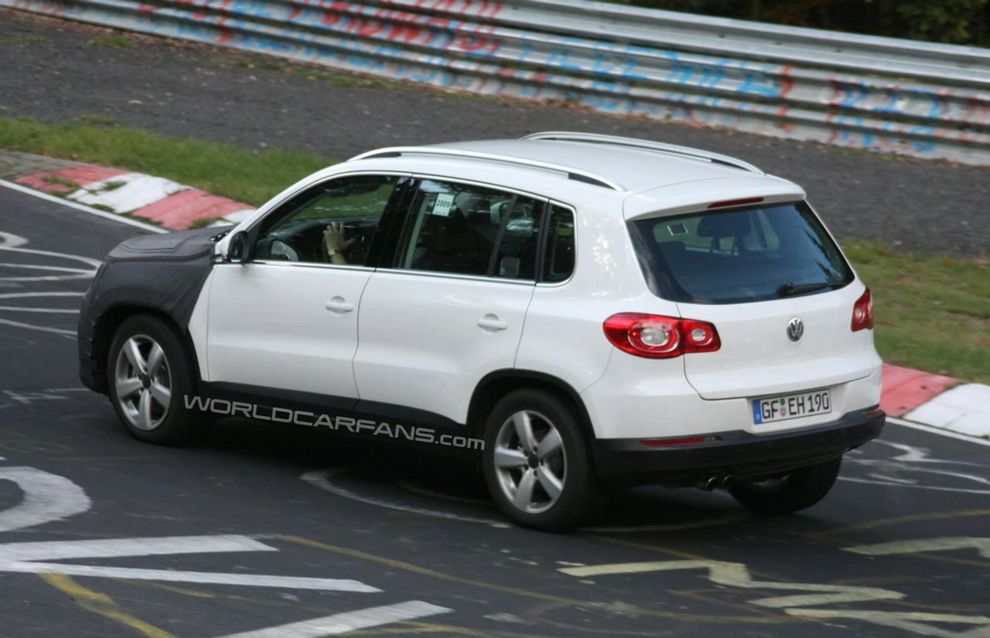 Nowy Volkswagen Tiguan po face liftingu - zdjcie szpiegowskie