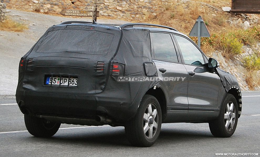 Nowy Volkswagen Touareg 2011 - zdjcie szpiegowskie