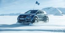 Hyundai Santa Fe na Antarktydzie