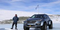 Hyundai Santa Fe na Antarktydzie