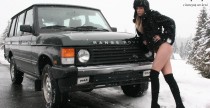 Modelka i Range Rover