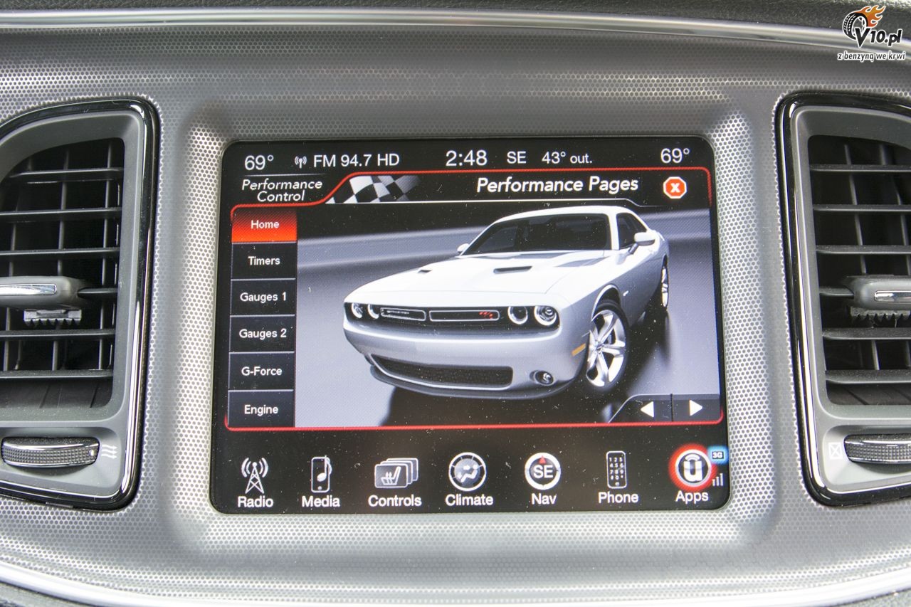 Dodge Challenger RT Scat Pack - limonkowy potwr