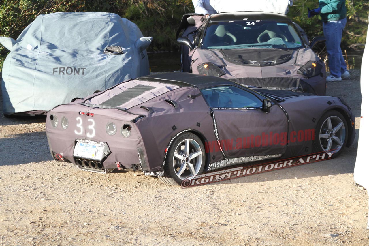 Corvette C7 - nowe zdjcia szpiegowskie