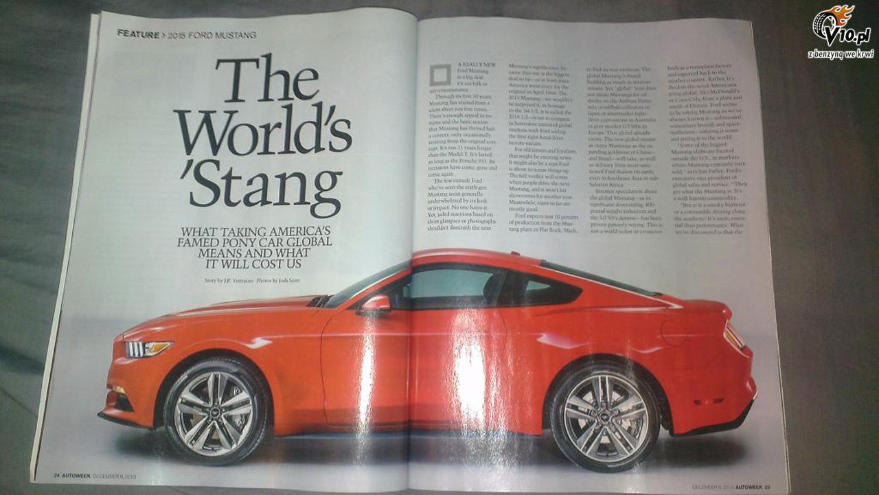 Nowy Ford Mustang - wycieky zdjcia