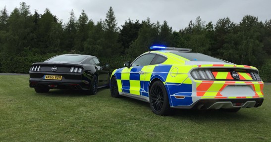 Ford Mustang w barwach brytyjskiej policji