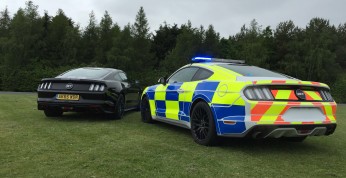 Ford Mustang w barwach brytyjskiej policji