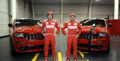 Grand Cherokee SRT8 Rosso Corsa - nowa bryka Alonso i Massy