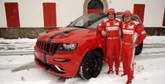 Grand Cherokee SRT8 Rosso Corsa - nowa bryka Alonso i Massy