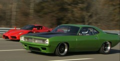 LMC Super 'Cuda vs Ferrari Enzo