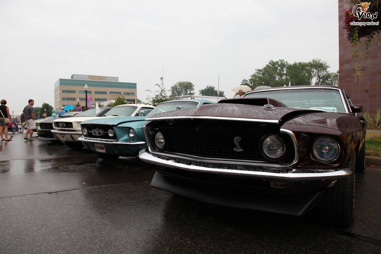 Muscle cars podczas Parady w Woodward 2010