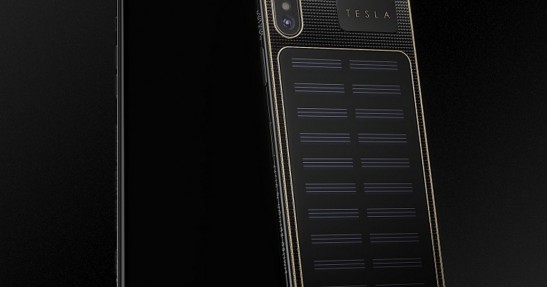 iPhone X Tesla