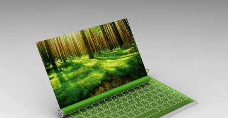 Plantbook - ekologiczny laptop - koncept