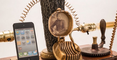 Steampunk Gramophone for iPhone or Android