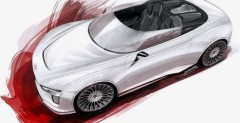 Nowe Audi e-Tron Spyder Concept - szkic