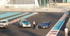 BMW Visio Efficient Dynamics uwiecznione na torze Yas Marina