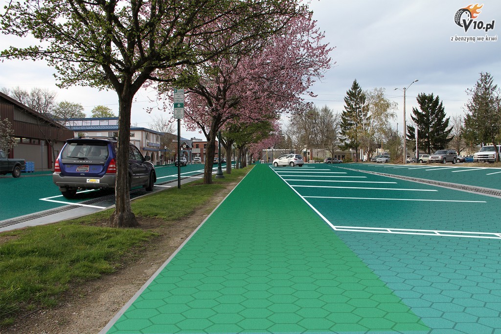 Droga z paneli s�onecznych