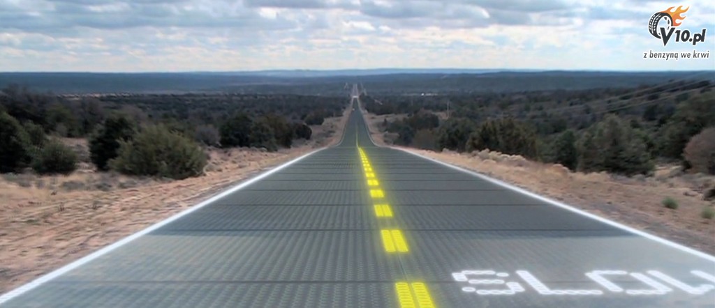 Droga z paneli s�onecznych