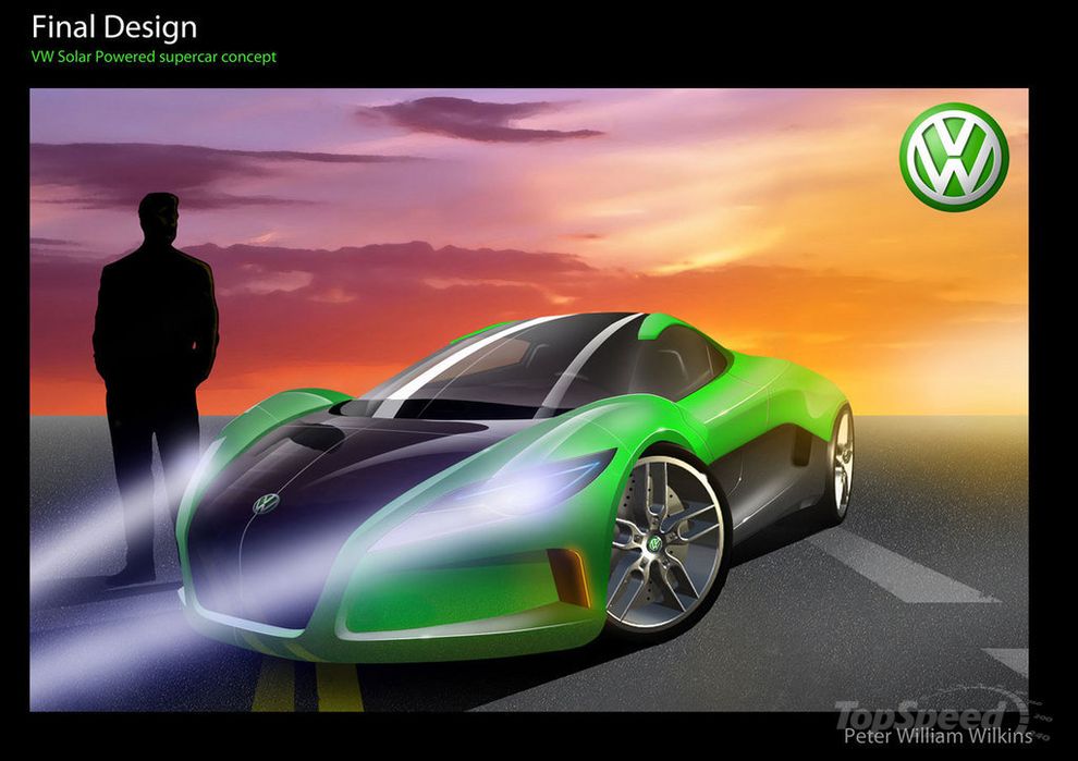 Volkswagen Concept na energi soneczn