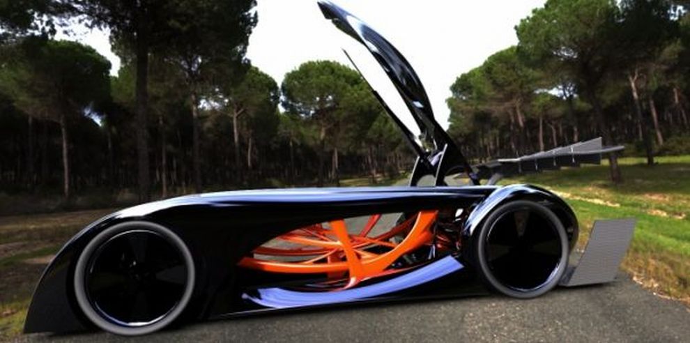 Mercedes LeMans Electric Race Car Concept
