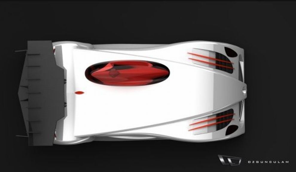 Mercedes LeMans Electric Race Car Concept