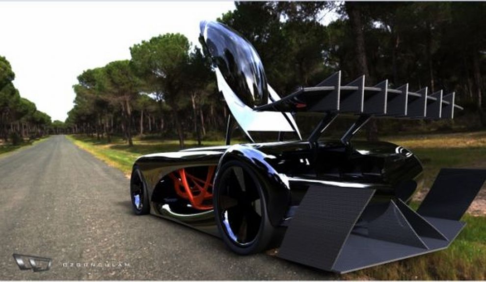 Mercedes LeMans Electric Race Car Concept