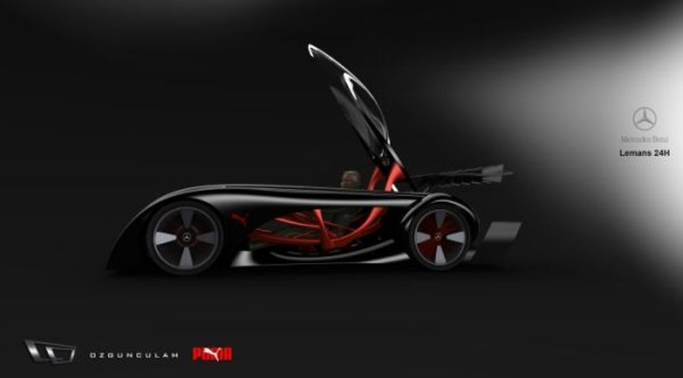 Mercedes LeMans Electric Race Car Concept