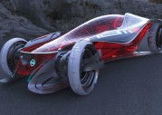 Nissan iV - lewitujący samochód z pajęczyny?