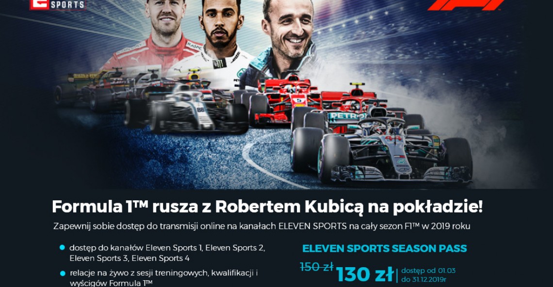 F1 na żywo przez internet