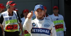Nick Heidfeld cieszy si z trzeciego miejsca