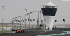 Ferrari na Yas Marina Circuit