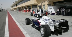 BMW-Sauber podczas testu w Bahrajnie