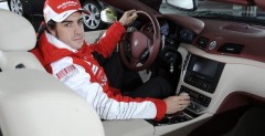 Fernando Alonso i Maserati GranCabrio