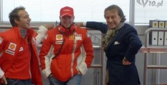 Luca Badoer, Kimi Raikkonen, Luca di Montezemolo