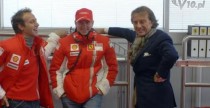 Luca Badoer, Kimi Raikkonen, Luca di Montezemolo