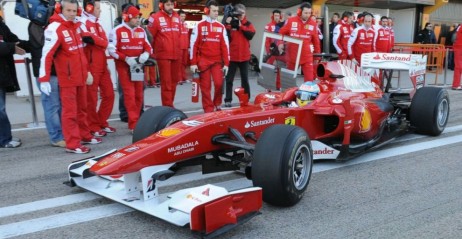 Fernando Alonso - test Ferrari F10
