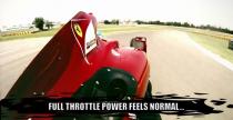 zwyke paliwo vs paliwo F1 - test Ferrari