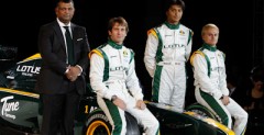 Kierowcy Lotusa oraz Tony Fernandes