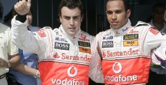 Fernando Alonso i Lewis Hamilton w McLarenie