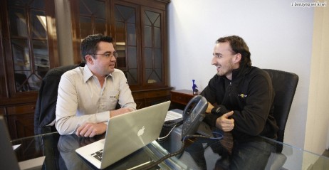 Eric Boullier i Robert Kubica